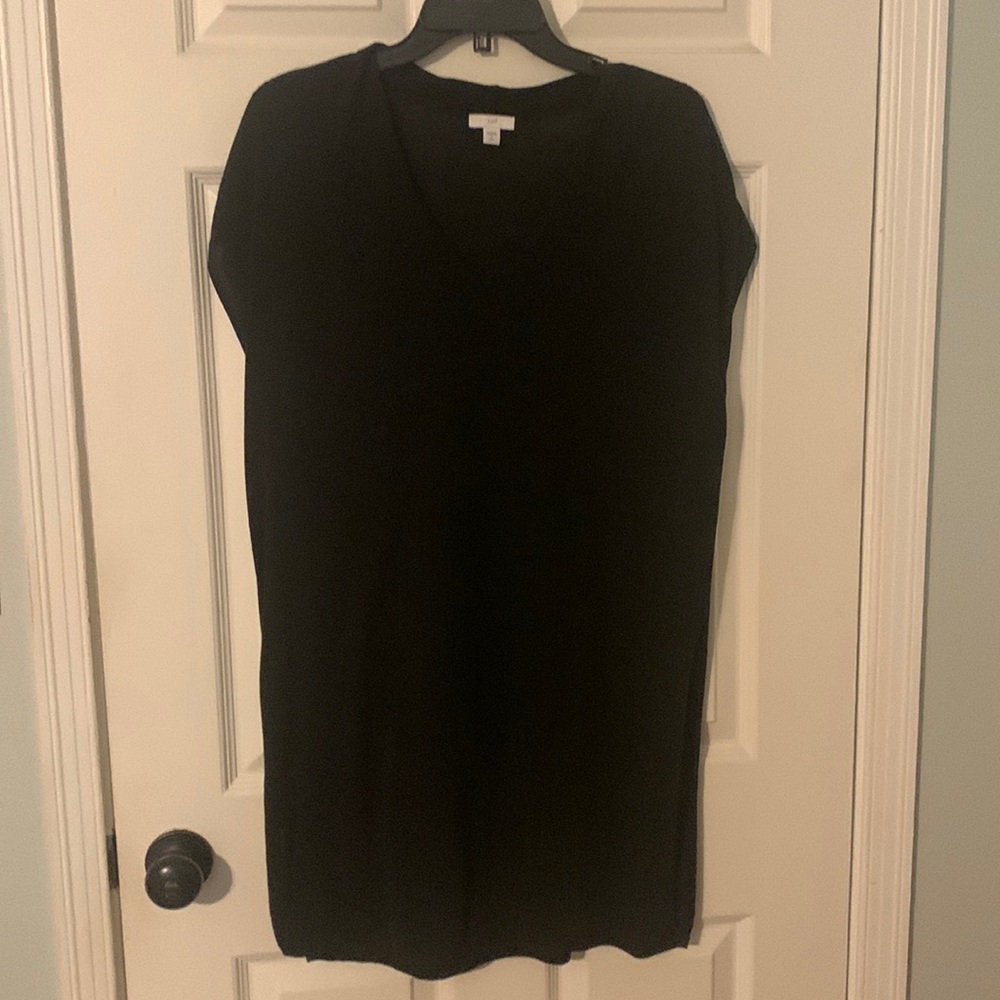 J.jill black tunic, size MP